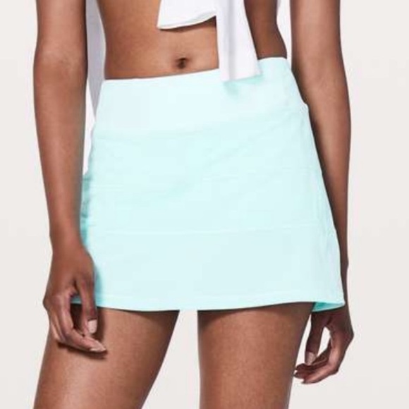 LULULEMON PACE RIVAL SKIRT/SKORT *TALL-AQUAMARINE - Picture 8 of 16